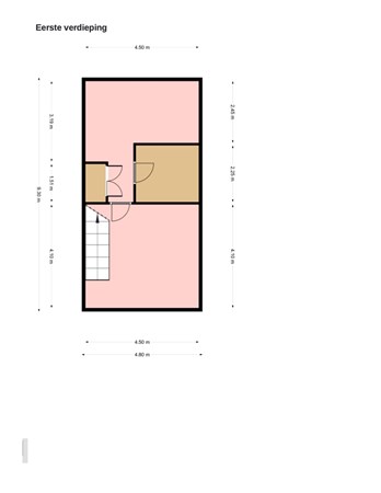 Floorplan - Cremerstraat 34, 3532 BE Utrecht